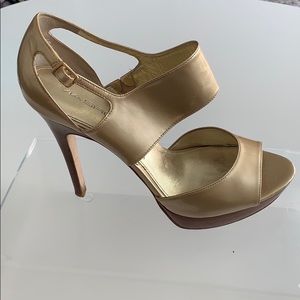 Via Spiga Gold Heels